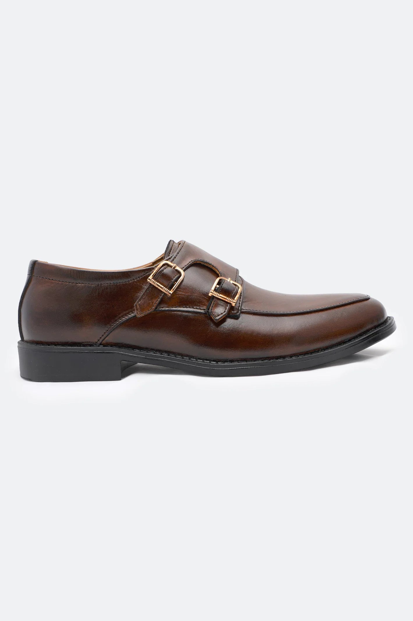 Brown Monk Formal Shoes From French Emporio By Diners