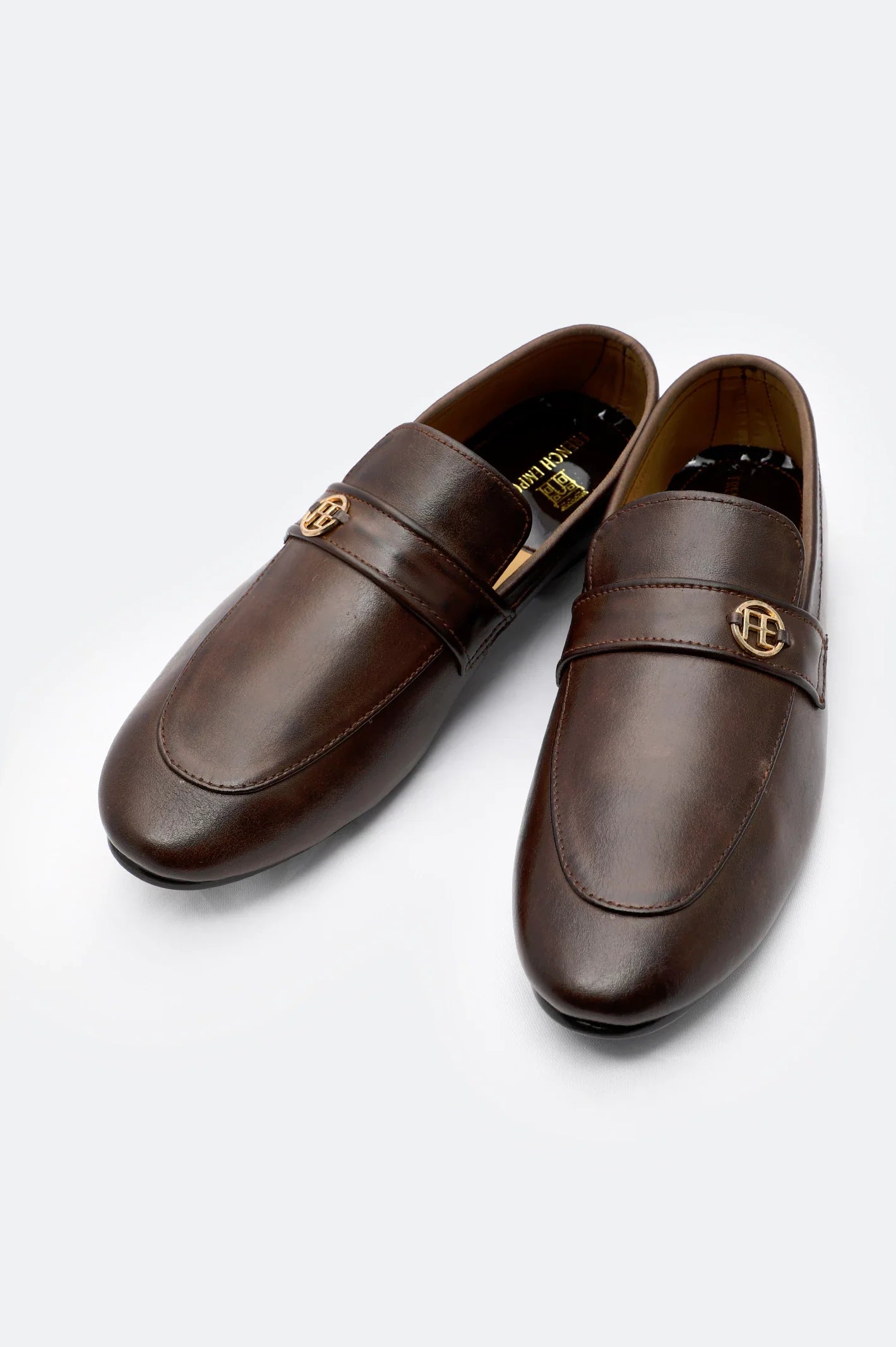 Coffee Formal Shoes From French Emporio By Diners