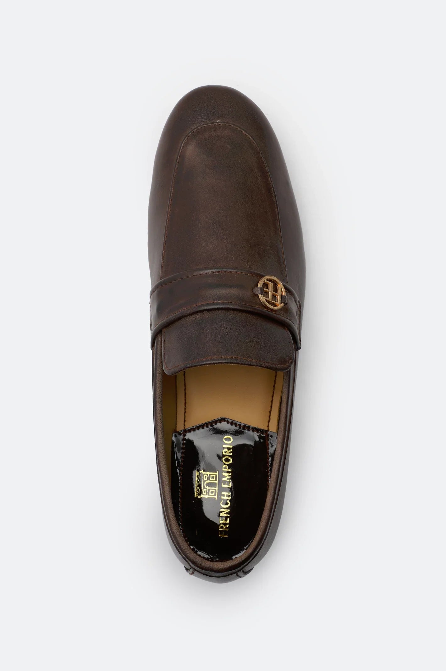 Coffee Formal Shoes From French Emporio By Diners